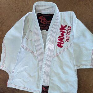 Hawk kids k00 white gi